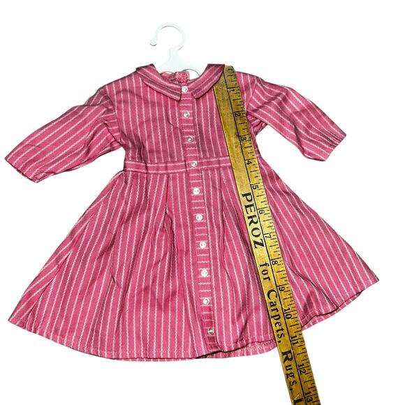 Vintage 1993 American Girl Pleasant place Addy Walker Pink striped Dress - Picture 4 of 5
